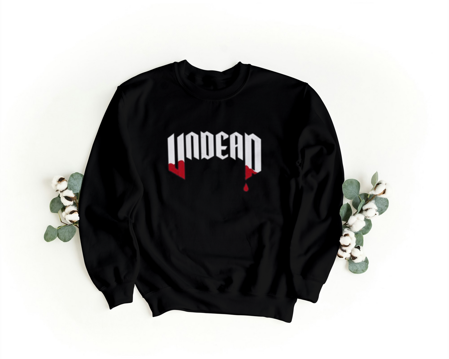 Undead Embroidered Sweatshirt & Hoodie