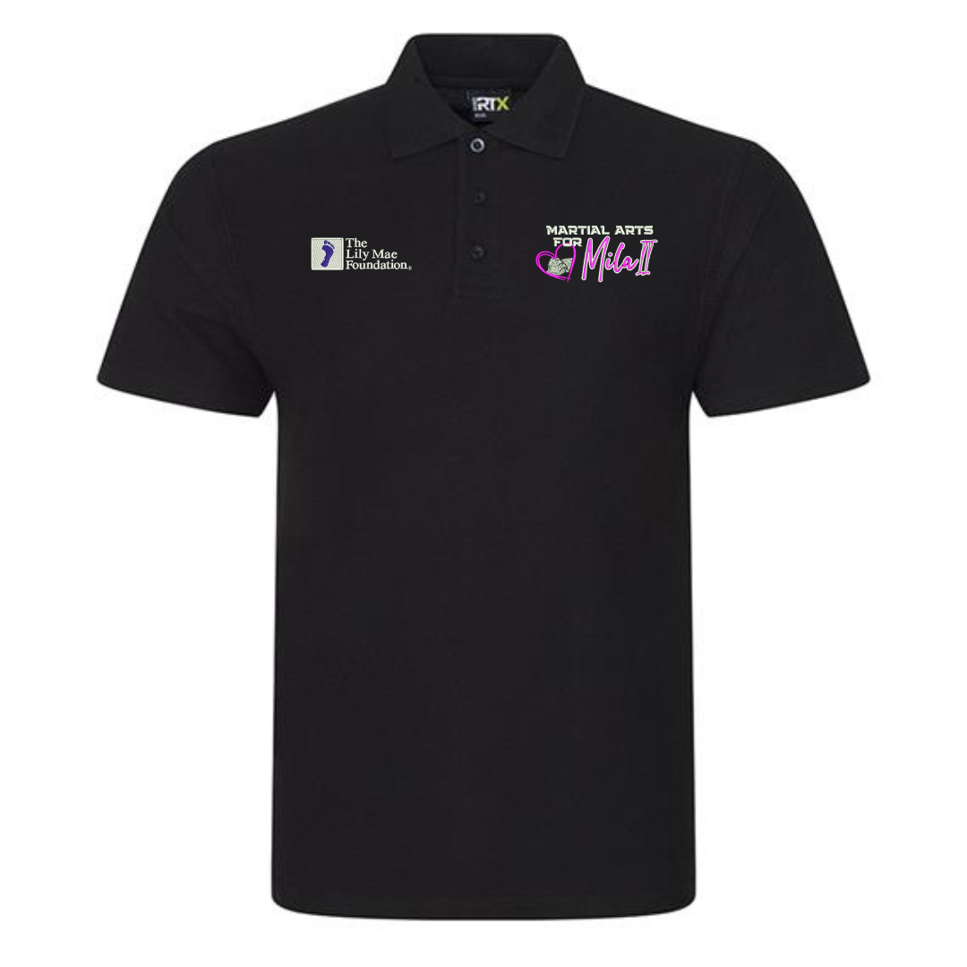 Martial Arts for Mila II Embroidered Polo Shirt