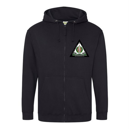JKD Kali heavy blend zip hoodie by Rebel Needleworks - custom martial arts hoodie UK