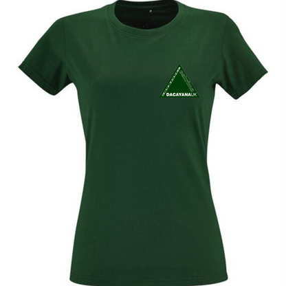 Ladies heavy blend cotton t-shirt by Rebel Needleworks - custom embroidered workwear top UK
