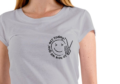 Personalised how we gonna act printed tee by Rebel Needleworks - alternative top UK