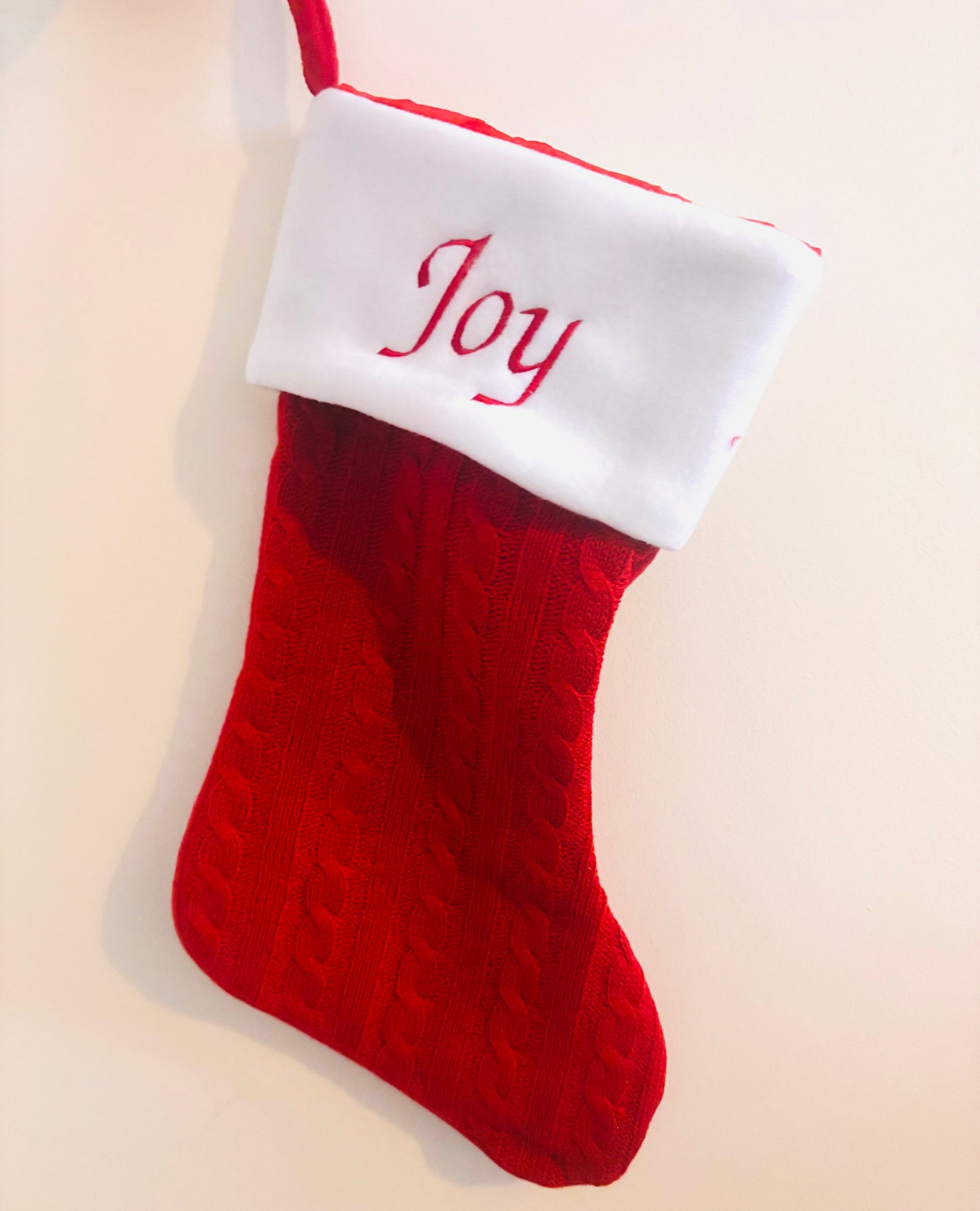 Embroidered Personalised Christmas Stockings