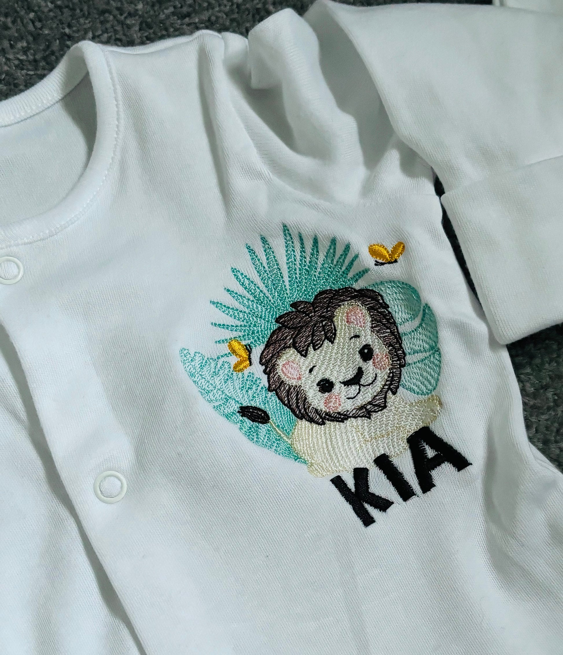 Baby lion baby grow 