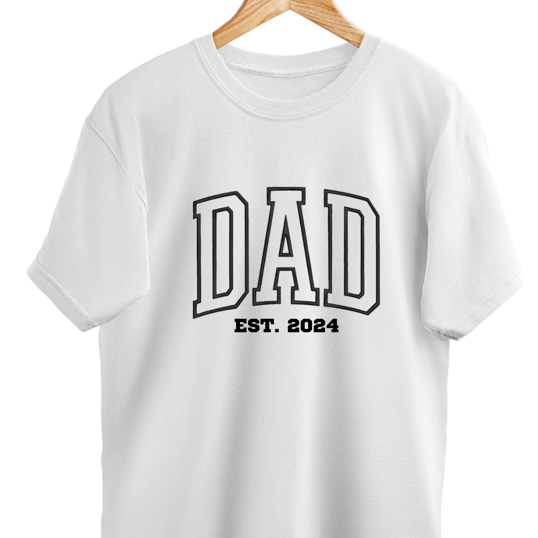 DAD Personalised Embroidered Sweatshirt & T-shirt