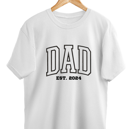 Rebel Needleworks DAD personalised embroidered sweatshirt - custom fathers day gift UK