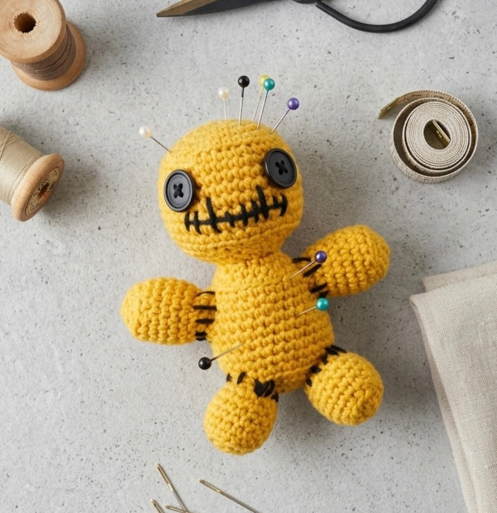 Crochet Handmade Voodoo Doll Pin Cushion