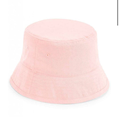 Rebel Needleworks kids embroidered bucket hat - personalised children summer gift UK