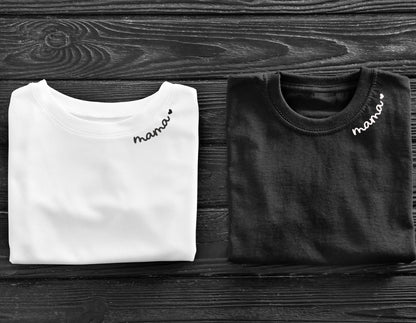 Embroidered collar MAMA sweatshirt by Rebel Needleworks - personalised mum gift jumper UK