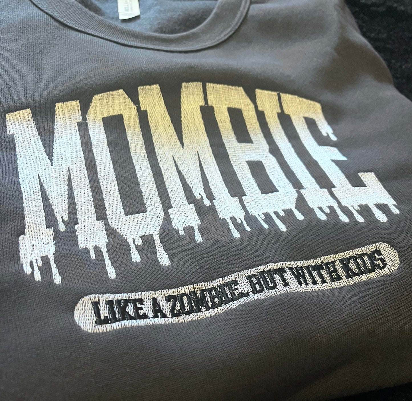 Mombie Embroidered Sweatshirt