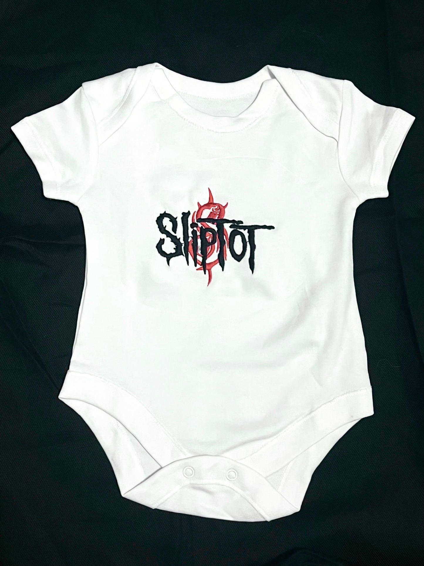 Sliptot Embroidered Baby Grow