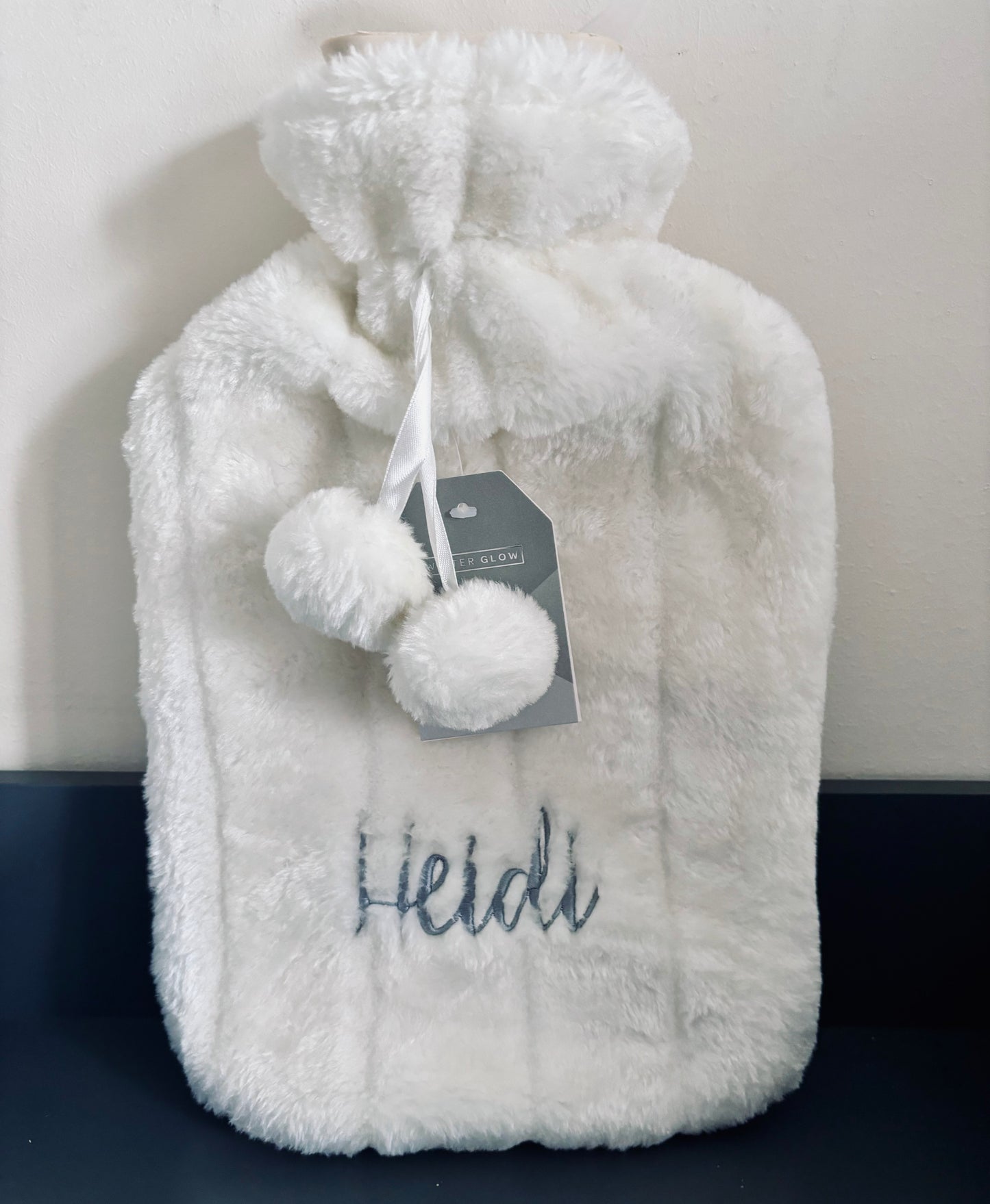 Personalised Embroidered Plush & Knitted Hot Water Bottle