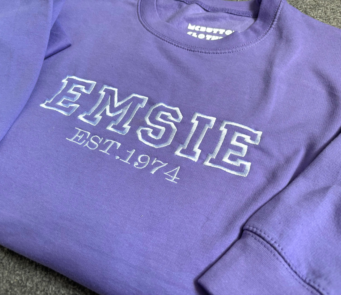 Custom Design Embroidered Sweatshirt or Hoodie