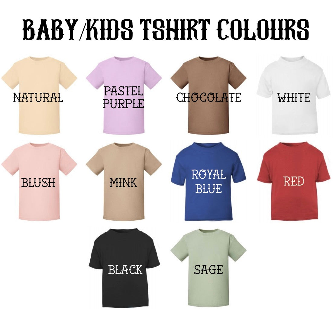 Personalised floral birthday embroidered t-shirt for kids by Rebel Needleworks - custom gift UK