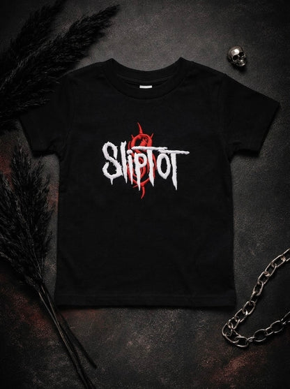 Sliptot Kids Embroidered T-Shirt | Rock & Metal Kids