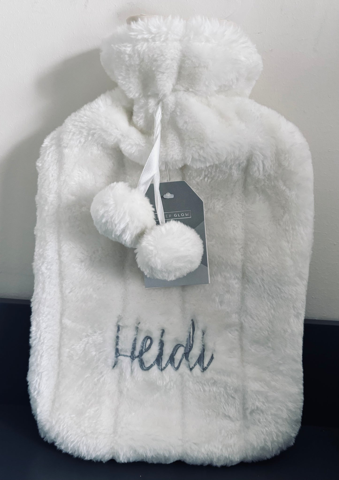 Personalised Embroidered Plush & Knitted Hot Water Bottle