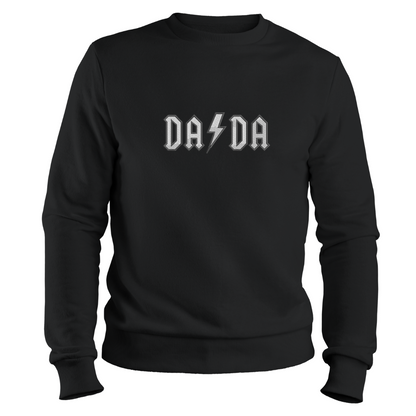 DADA embroidered sweatshirt by Rebel Needleworks - personalised dad fathers day gift jumper UK