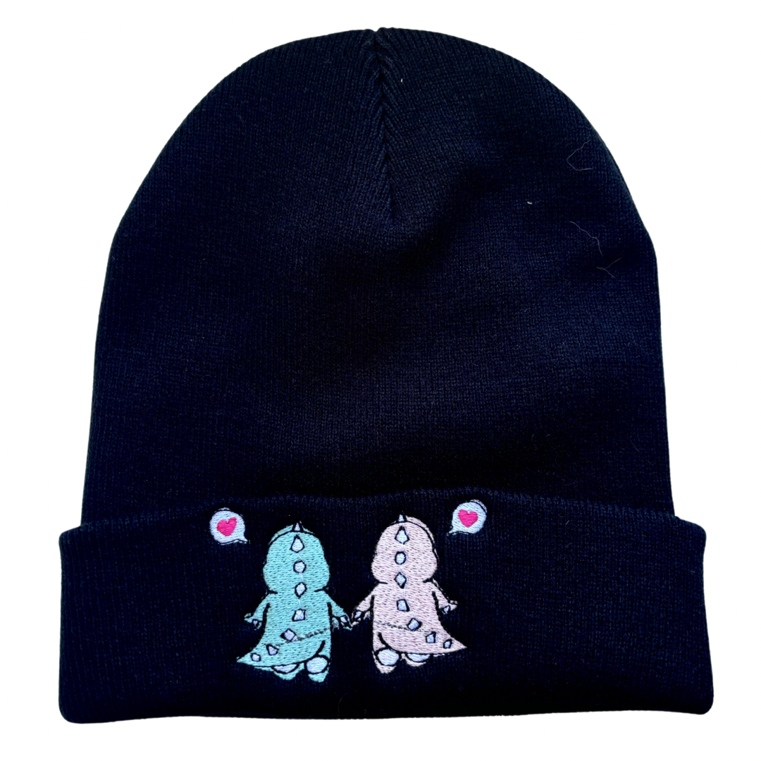 Dinosaurs Embroidered Beanie Hat