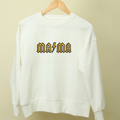Rebel Needleworks MAMA lightning bolt sweatshirt - personalised mum jumper gift UK