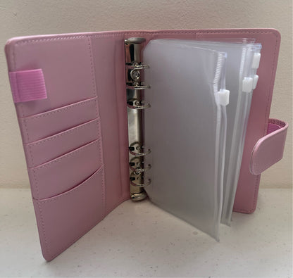 Extra plastic wallets for budget binders by Rebel Needleworks - cash envelope inserts UK