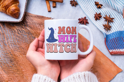 Spooky Halloween personalised mug by Rebel Needleworks - custom novelty gift mug UK