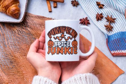 Halloween personalised custom mug by Rebel Needleworks - spooky gift mug UK