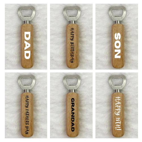 Personalised Wooden Bottle Opener