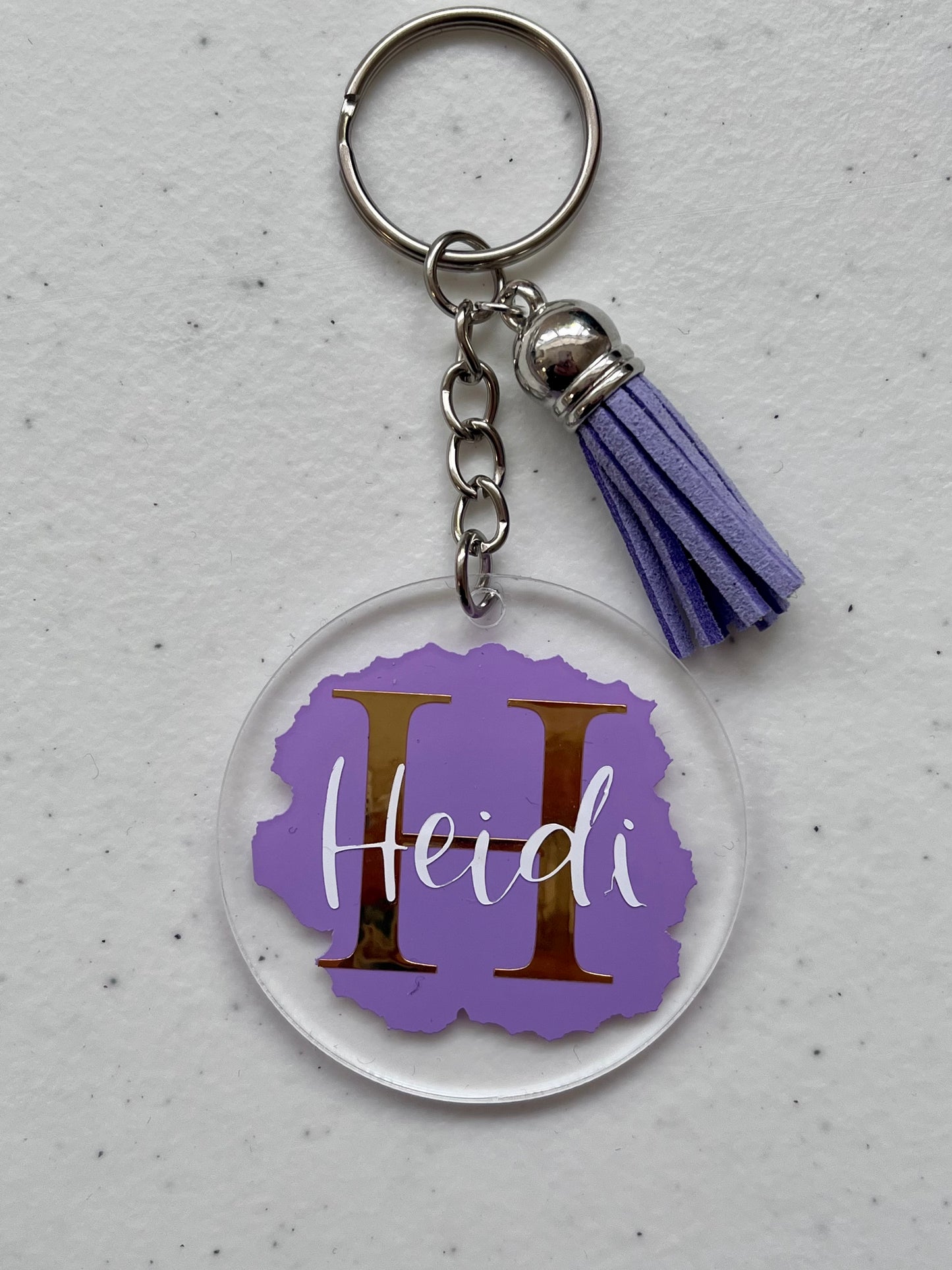 Personalised Name Keyring